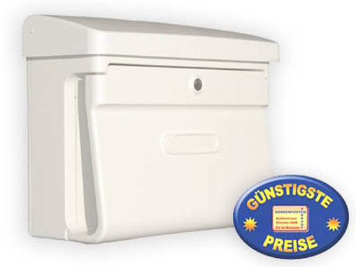 Cenator® | Kunststoff Briefkasten klassisch weiß Cenator BW 108