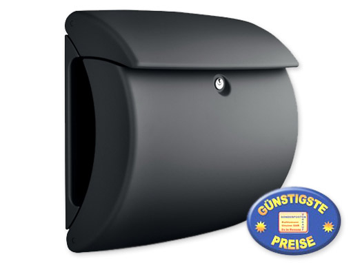 Cenator® | Briefkasten Kunststoff schwarz matt Cenator BW 580